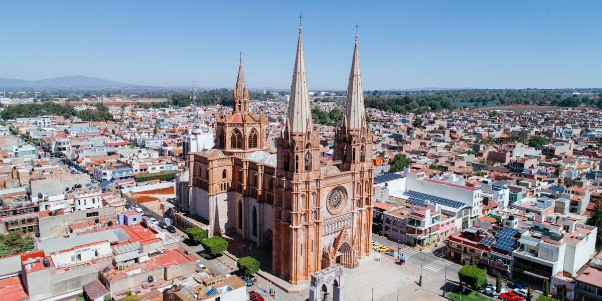Vista aerea de Tequila, Jalisco