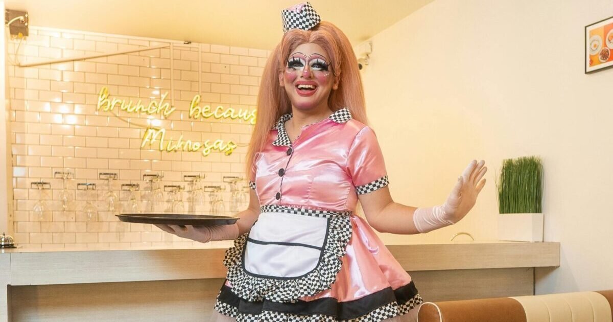 Atractivo LGBT 04 Foto de Emma Glam: https://www.pexels.com/es-es/foto/drag-queen-vestida-de-rosa-atendiendo-mesas-en-un-restaurante-11290949/