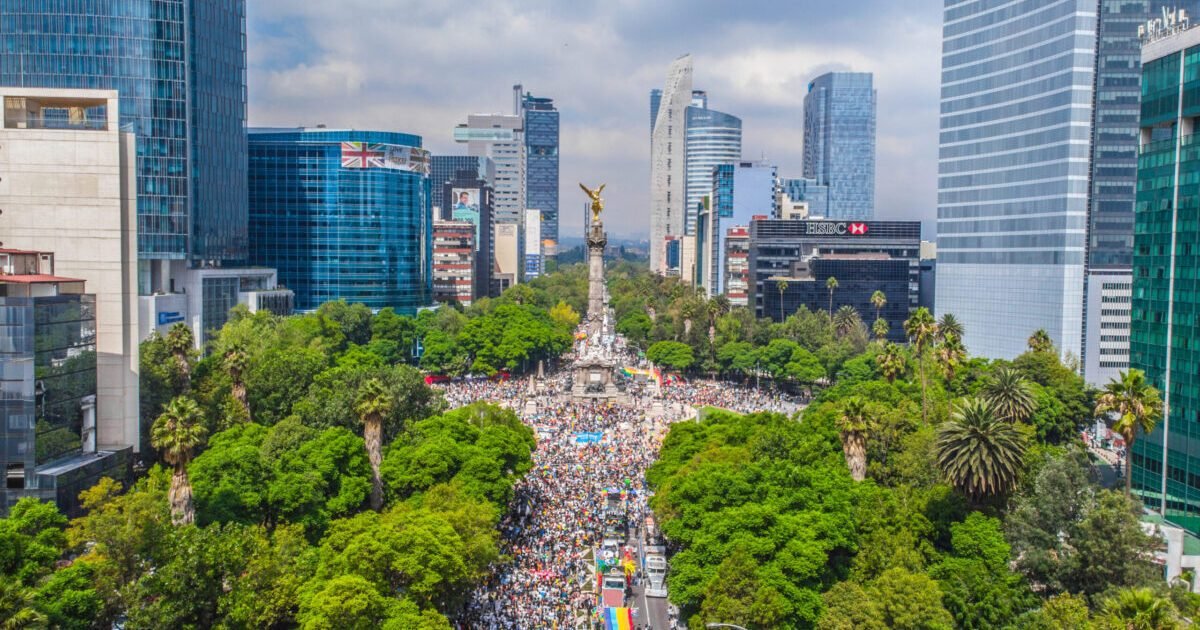 Mexico,City,,Mexico;,June,28,2019.,Aerial,Shots,Of,The