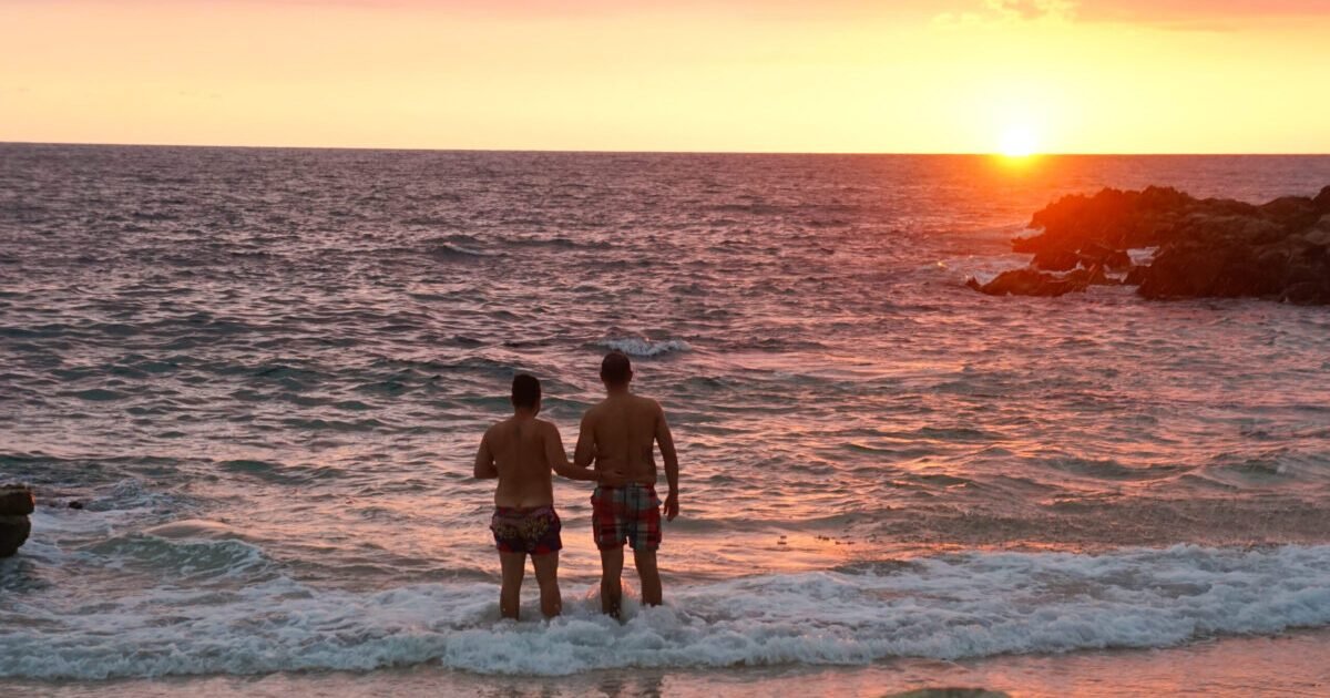 Conchas,Chinas,Beach,In,Puerto,Vallarta,Jalisco,Mexico,At,Sunset. Conchas,Chinas,Beach,In,Puerto,Vallarta,Jalisco,Mexico,At,Sunset.
