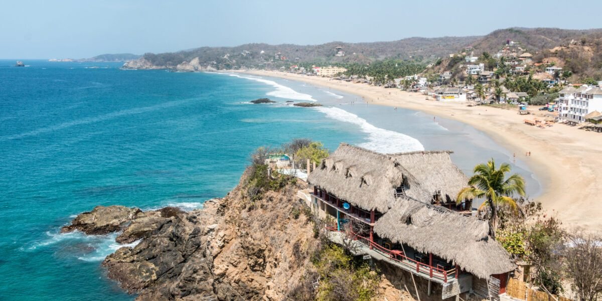 Amazing,Beach,In,Mexico,,Oaxaca,,Zipolite.,The,Beach,Name,Is